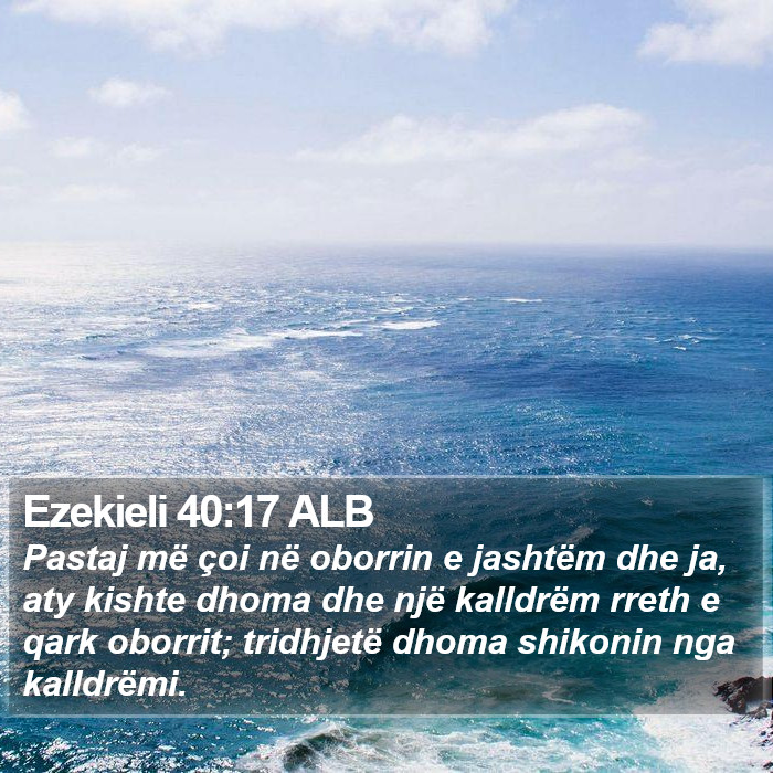 Ezekieli 40:17 ALB Bible Study