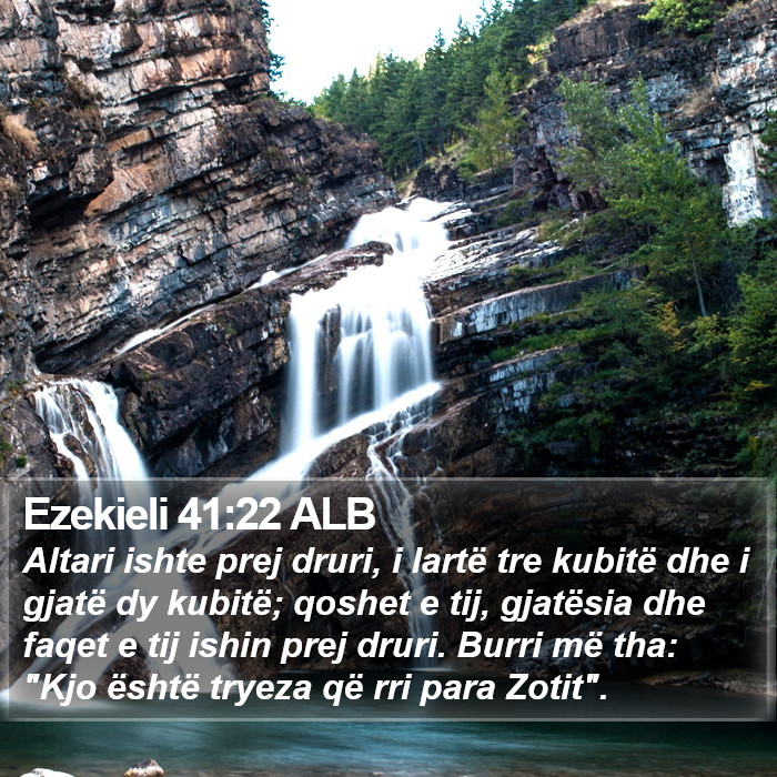 Ezekieli 41:22 ALB Bible Study