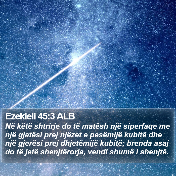 Ezekieli 45:3 ALB Bible Study