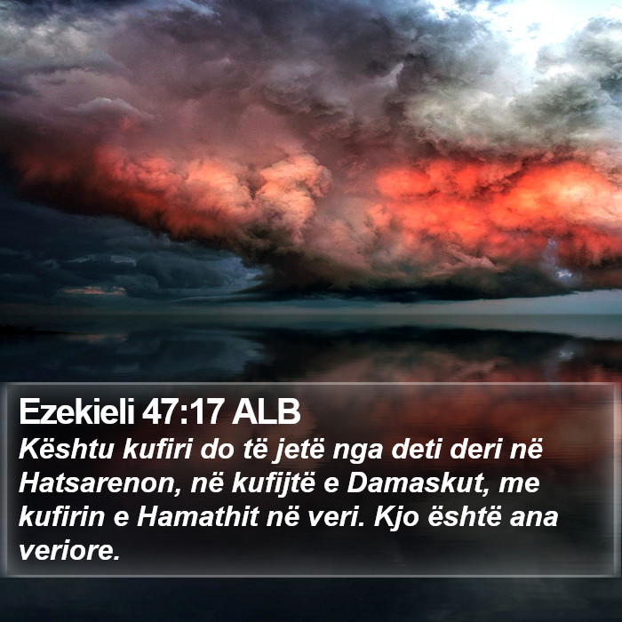 Ezekieli 47:17 ALB Bible Study