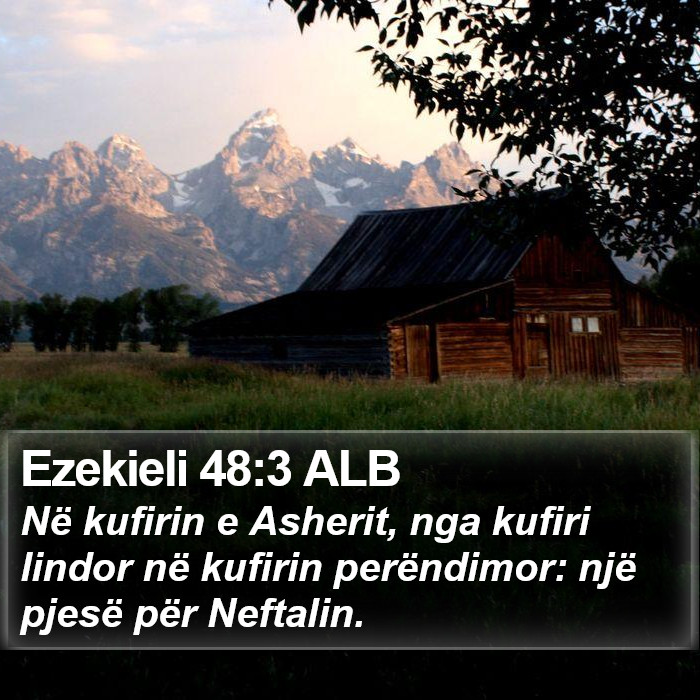 Ezekieli 48:3 ALB Bible Study