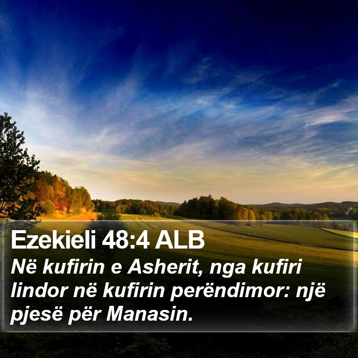 Ezekieli 48:4 ALB Bible Study