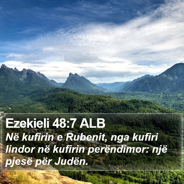 Ezekieli 48:7 ALB Bible Study