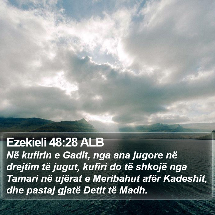 Ezekieli 48:28 ALB Bible Study