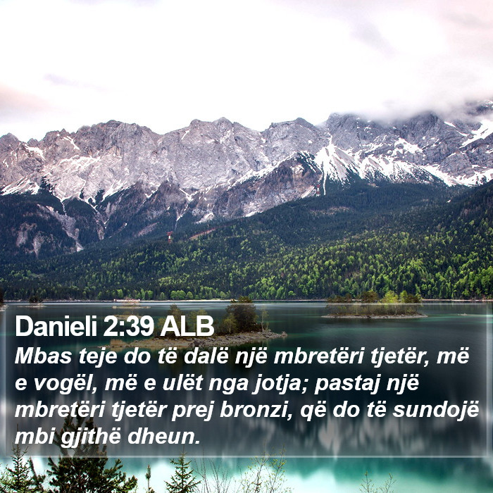 Danieli 2:39 ALB Bible Study