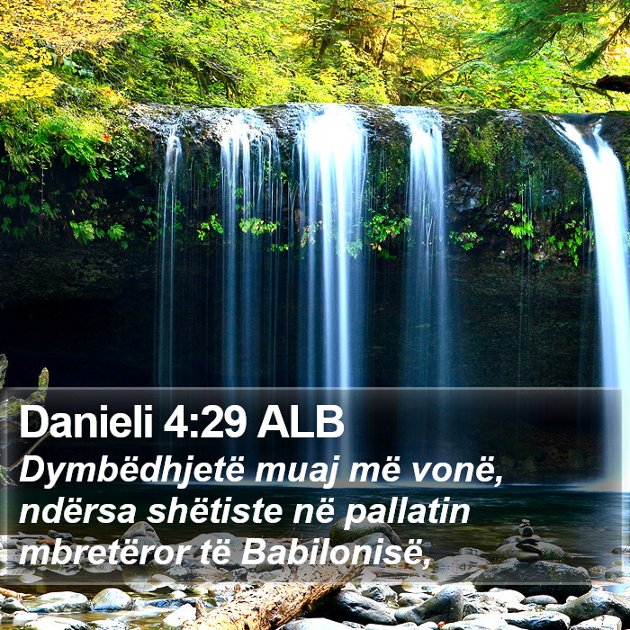 Danieli 4:29 ALB Bible Study