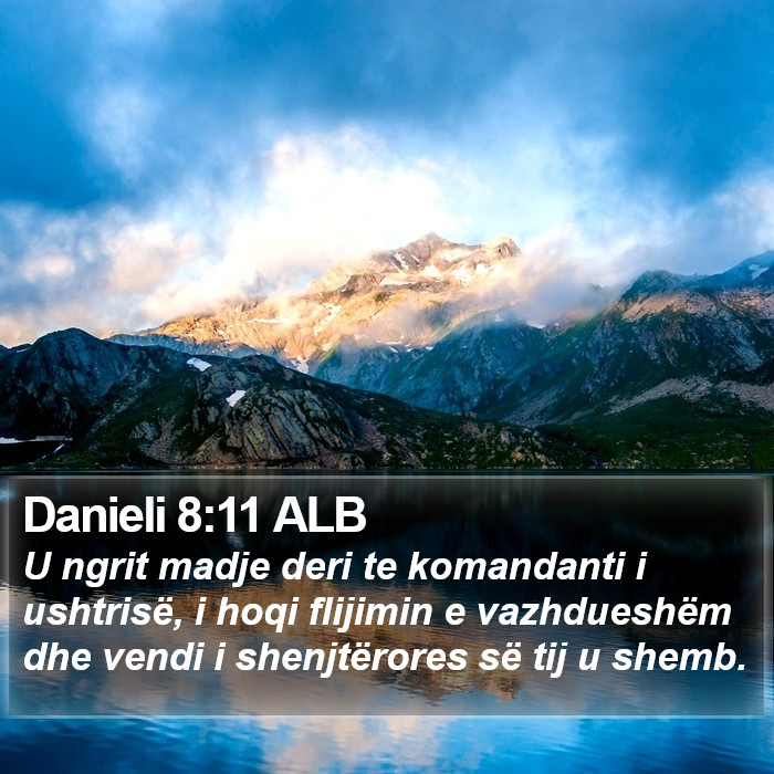 Danieli 8:11 ALB Bible Study