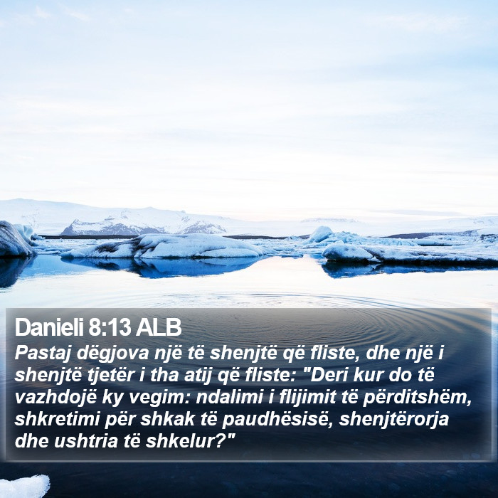 Danieli 8:13 ALB Bible Study