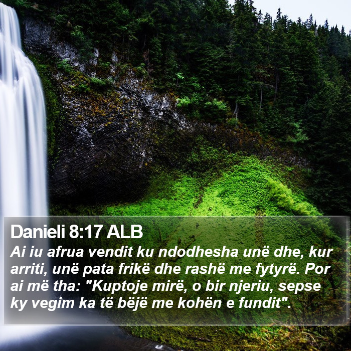 Danieli 8:17 ALB Bible Study