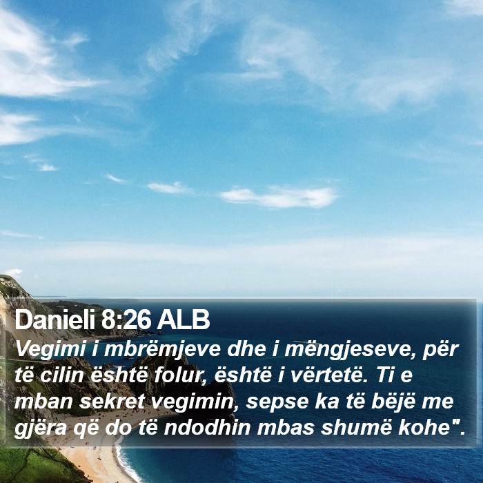 Danieli 8:26 ALB Bible Study