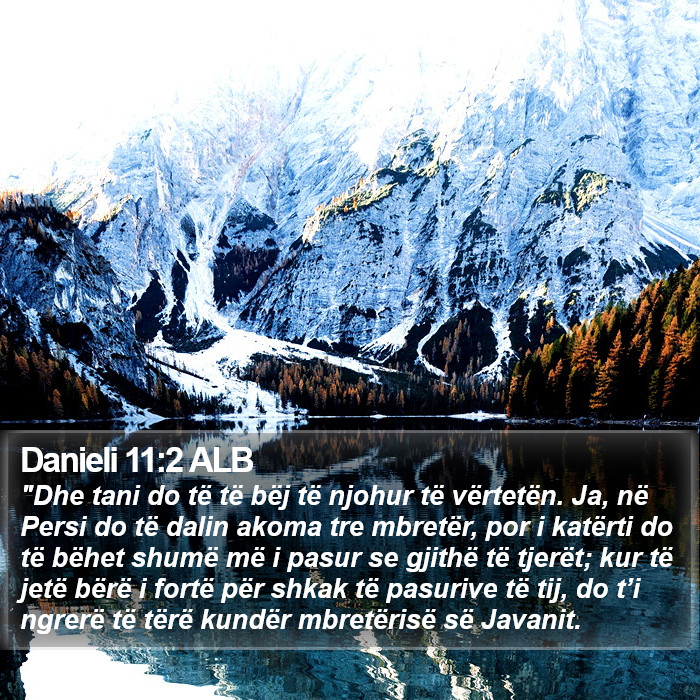 Danieli 11:2 ALB Bible Study