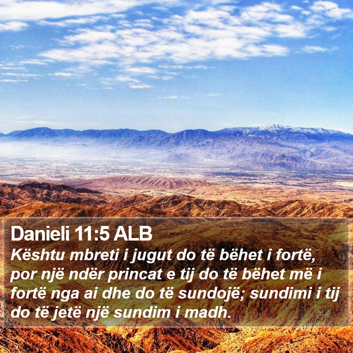 Danieli 11:5 ALB Bible Study