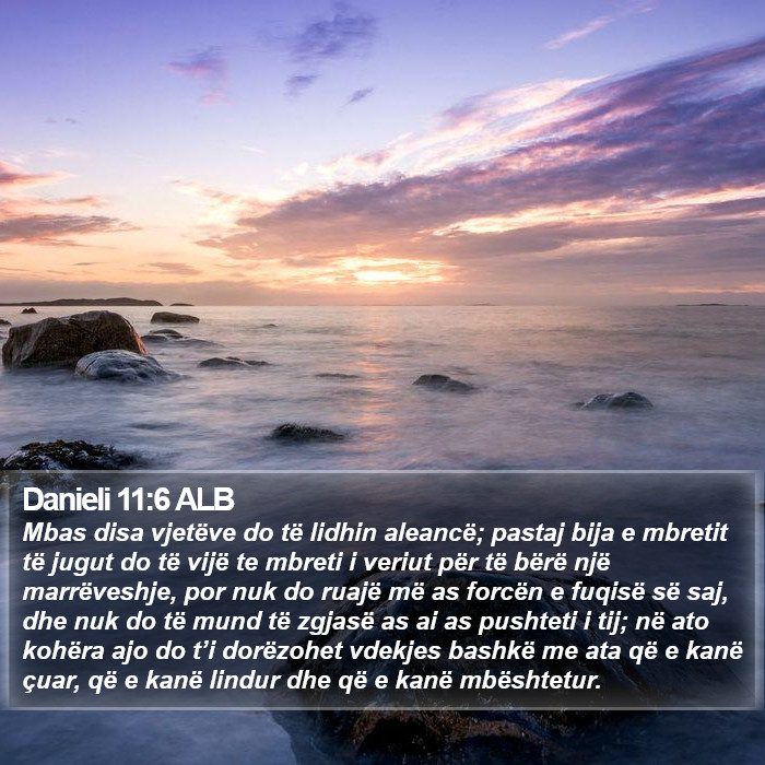 Danieli 11:6 ALB Bible Study