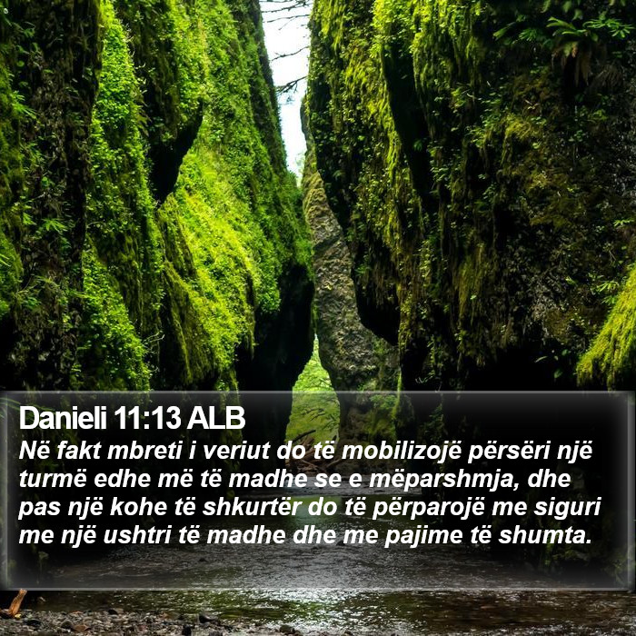 Danieli 11:13 ALB Bible Study