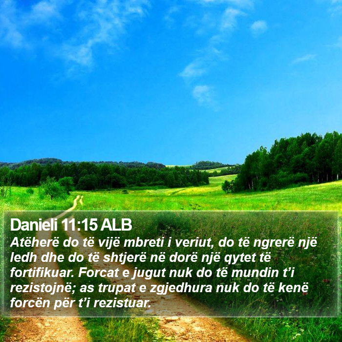 Danieli 11:15 ALB Bible Study