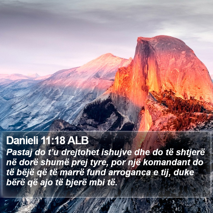 Danieli 11:18 ALB Bible Study