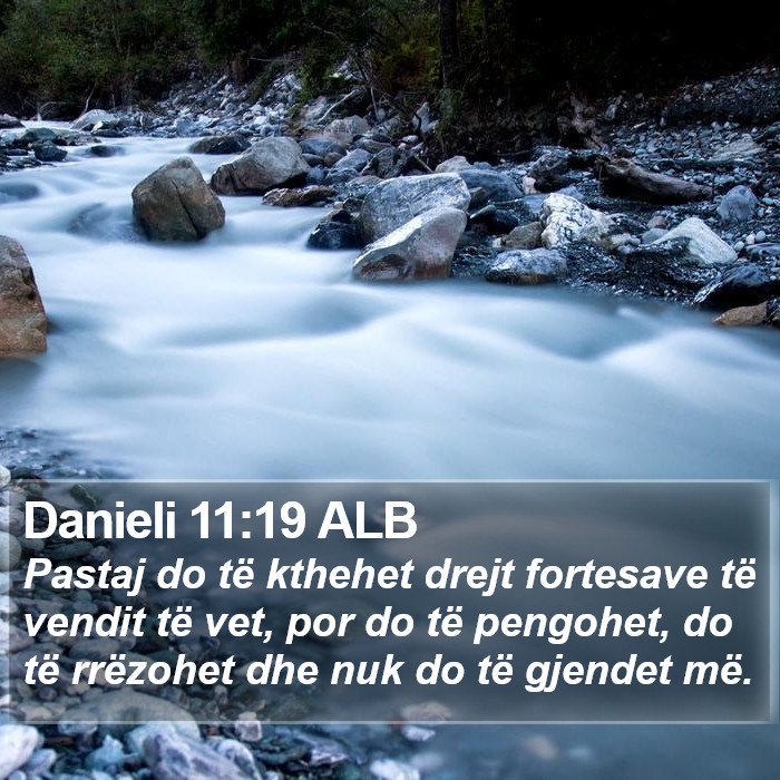 Danieli 11:19 ALB Bible Study