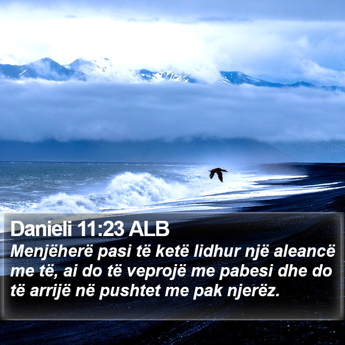 Danieli 11:23 ALB Bible Study