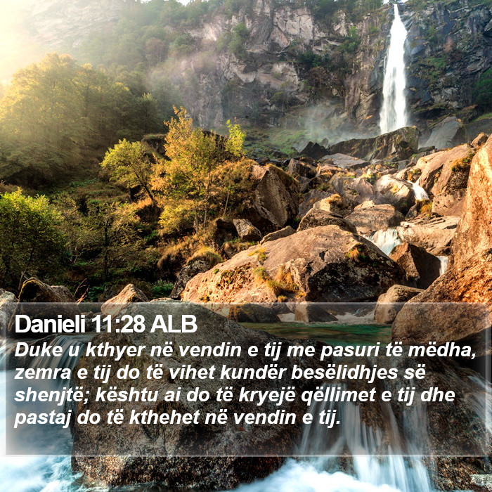 Danieli 11:28 ALB Bible Study