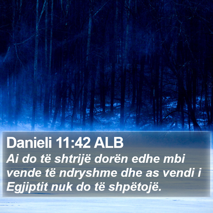 Danieli 11:42 ALB Bible Study