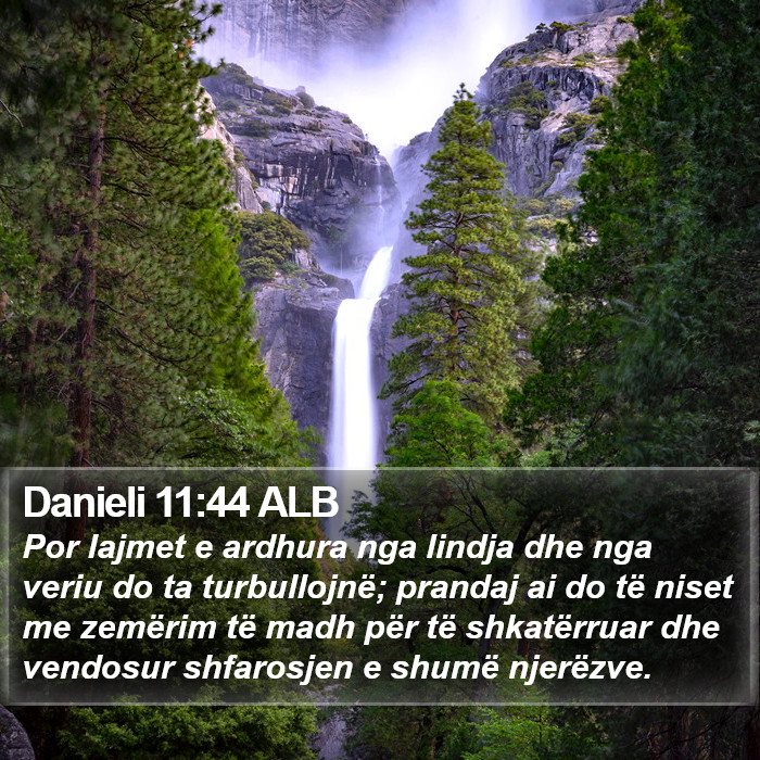 Danieli 11:44 ALB Bible Study