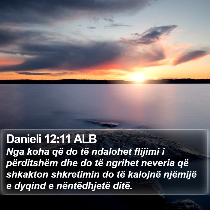 Danieli 12:11 ALB Bible Study
