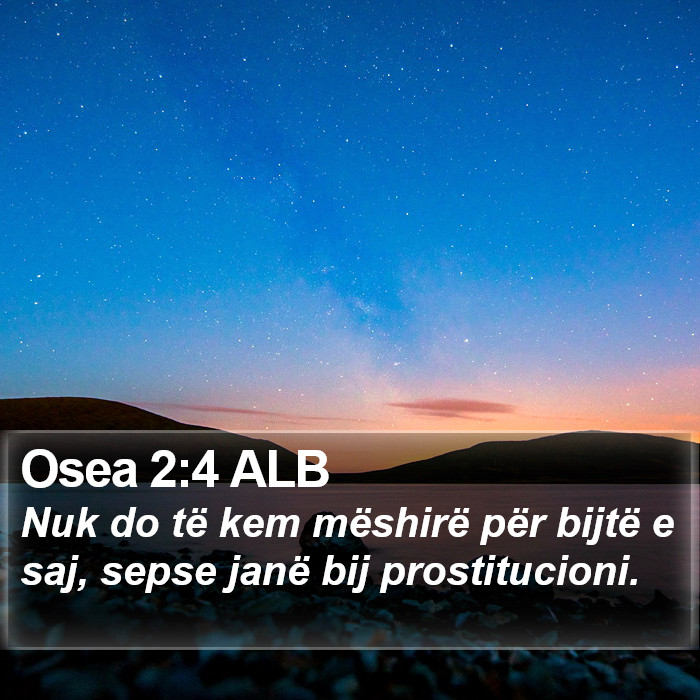 Osea 2:4 ALB Bible Study