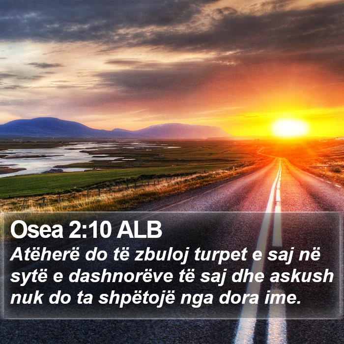 Osea 2:10 ALB Bible Study