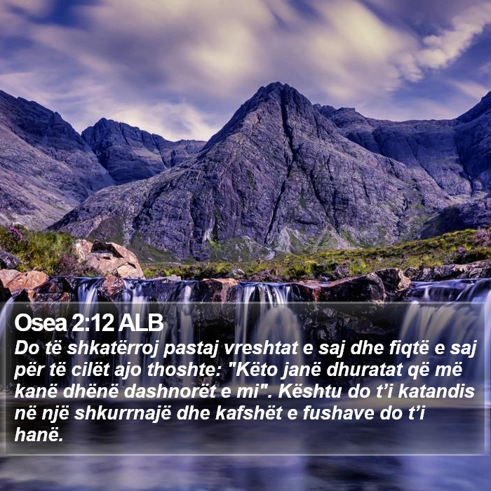 Osea 2:12 ALB Bible Study