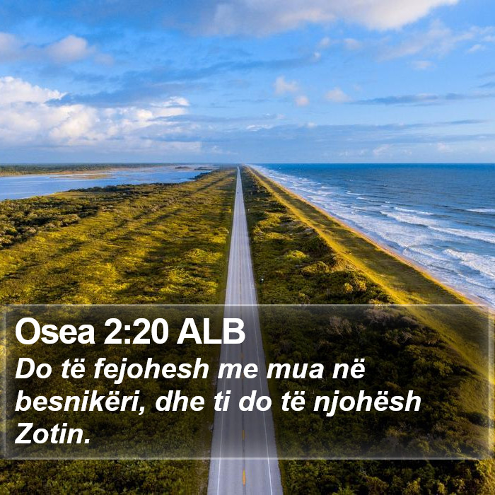 Osea 2:20 ALB Bible Study