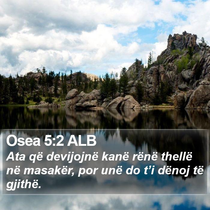Osea 5:2 ALB Bible Study