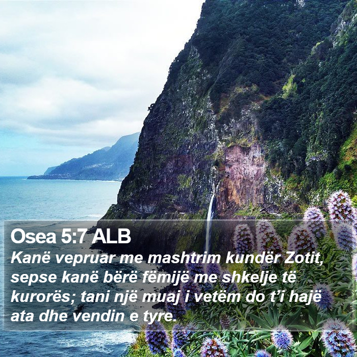 Osea 5:7 ALB Bible Study