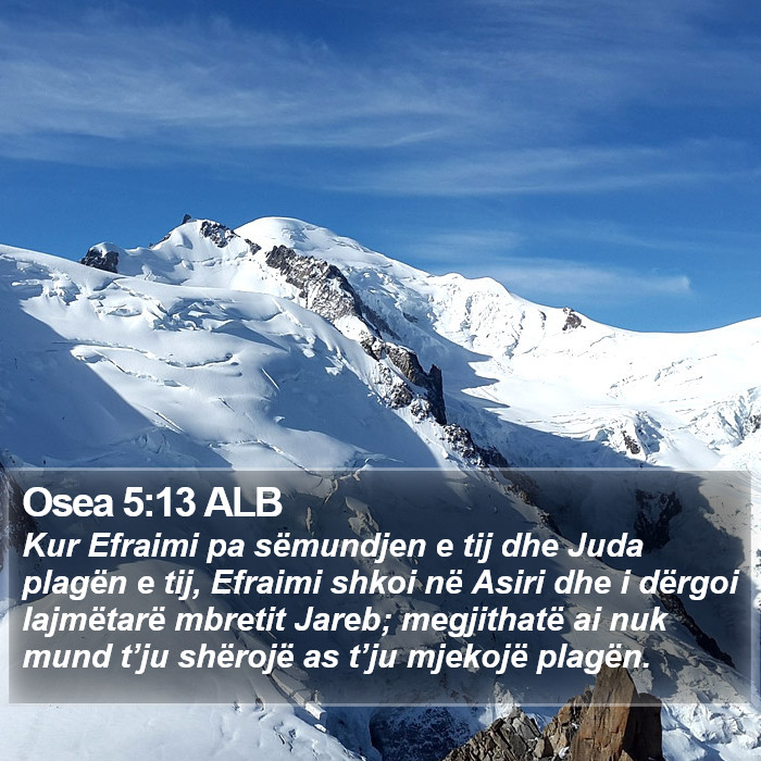 Osea 5:13 ALB Bible Study