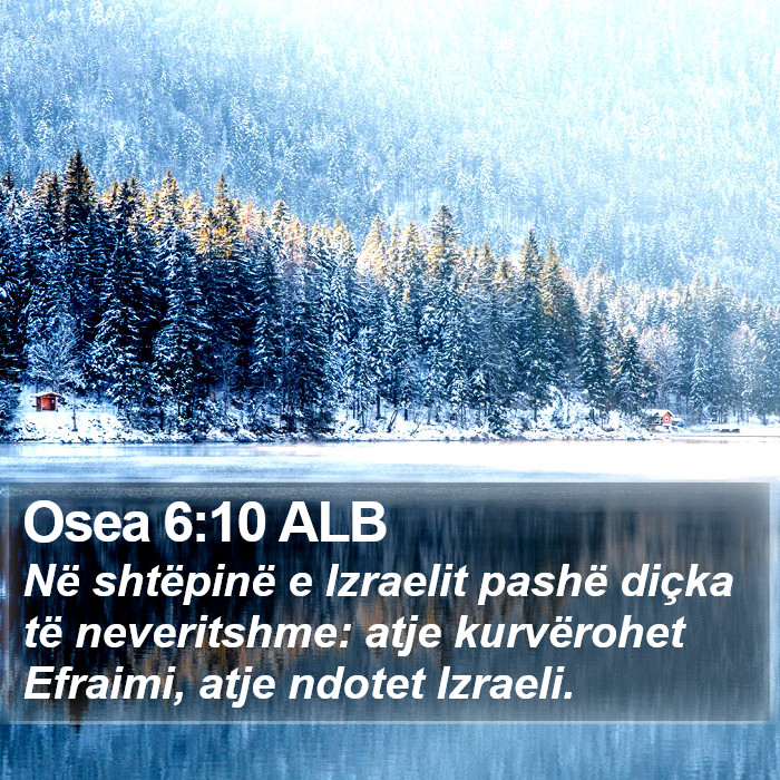 Osea 6:10 ALB Bible Study