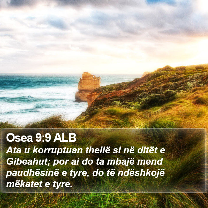 Osea 9:9 ALB Bible Study