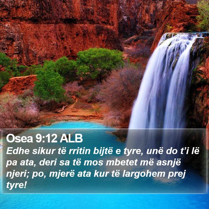 Osea 9:12 ALB Bible Study