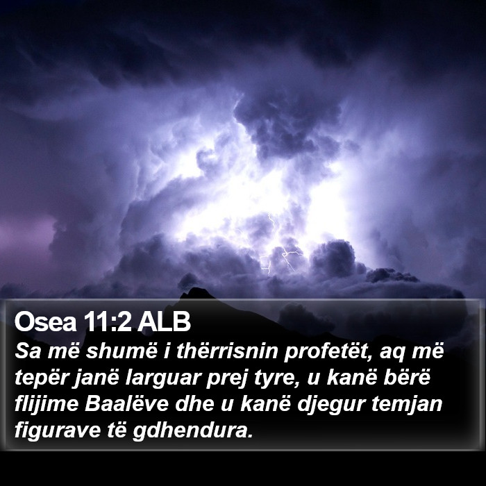 Osea 11:2 ALB Bible Study