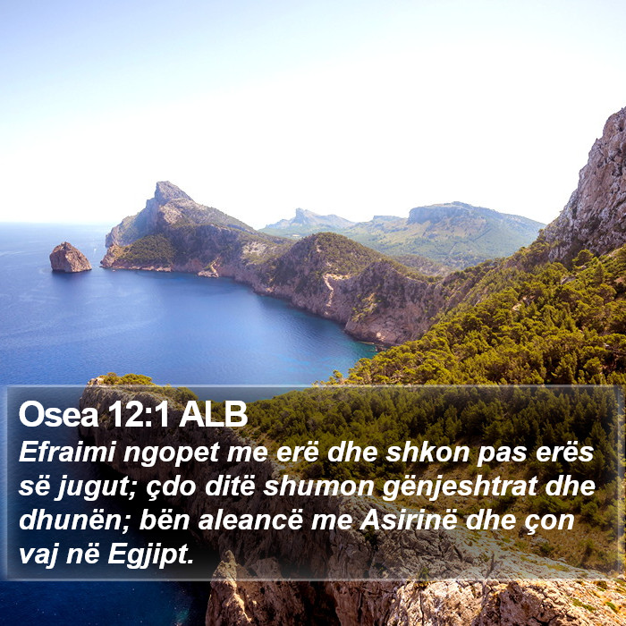 Osea 12:1 ALB Bible Study