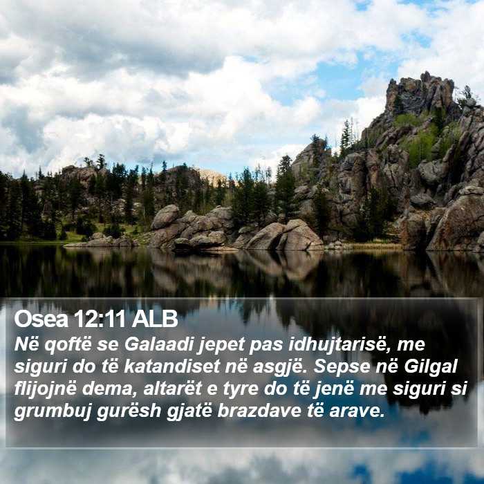 Osea 12:11 ALB Bible Study