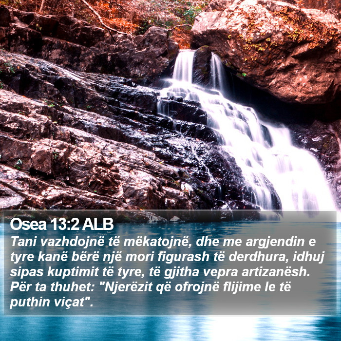 Osea 13:2 ALB Bible Study