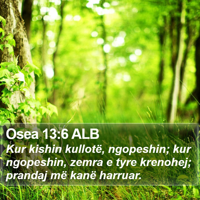 Osea 13:6 ALB Bible Study