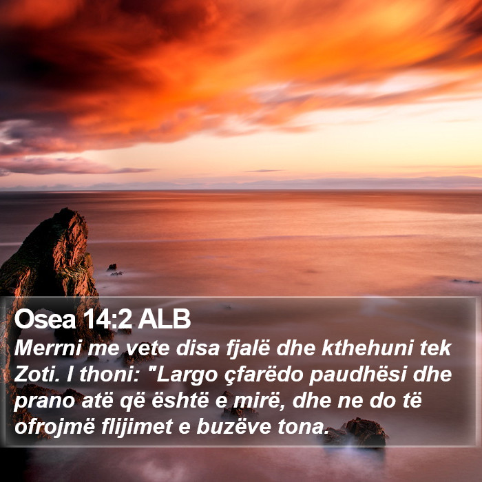 Osea 14:2 ALB Bible Study