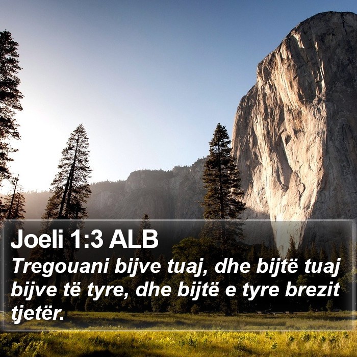 Joeli 1:3 ALB Bible Study