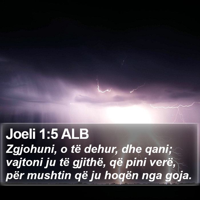 Joeli 1:5 ALB Bible Study