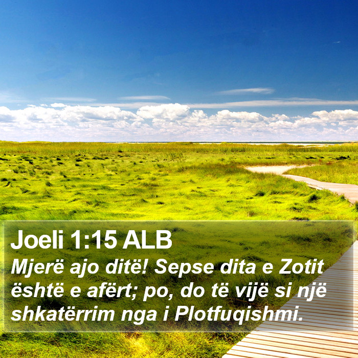 Joeli 1:15 ALB Bible Study