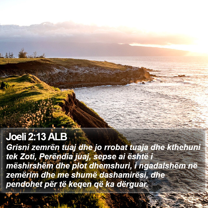 Joeli 2:13 ALB Bible Study