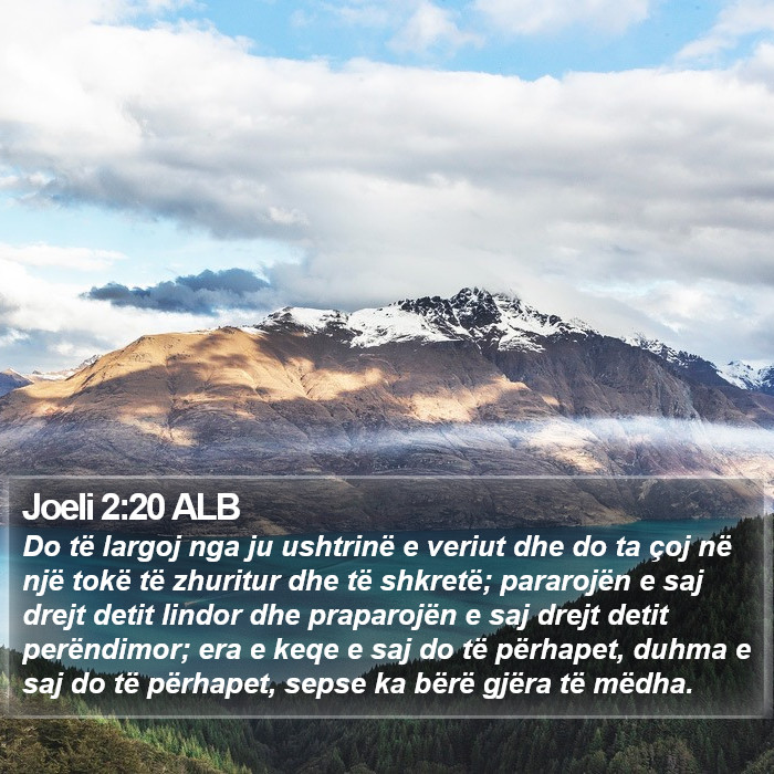 Joeli 2:20 ALB Bible Study