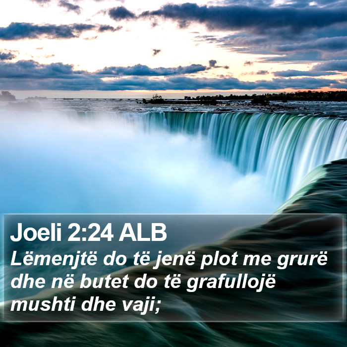 Joeli 2:24 ALB Bible Study