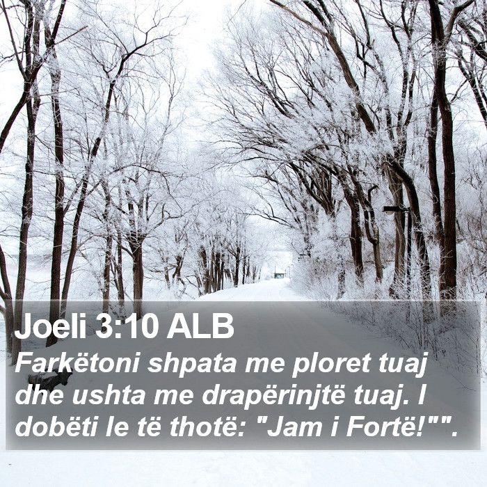 Joeli 3:10 ALB Bible Study