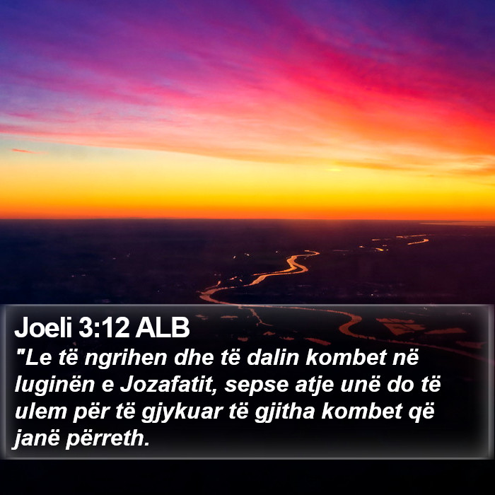 Joeli 3:12 ALB Bible Study